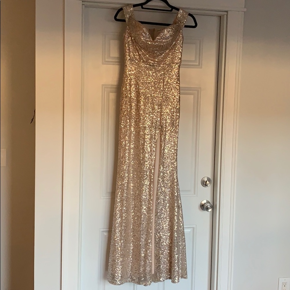Emerald Sundae Sequins Dress